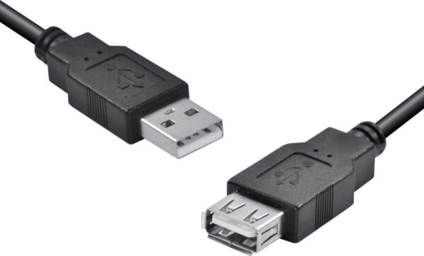 CABO USB A MACHO X USB A FÊMEA 2.0 - 1.8M EXTENSOR - UAMAF-18