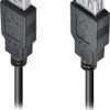CABO USB A MACHO X USB A FÊMEA 2.0 - 1.8M EXTENSOR - UAMAF-18 - Imagem 2