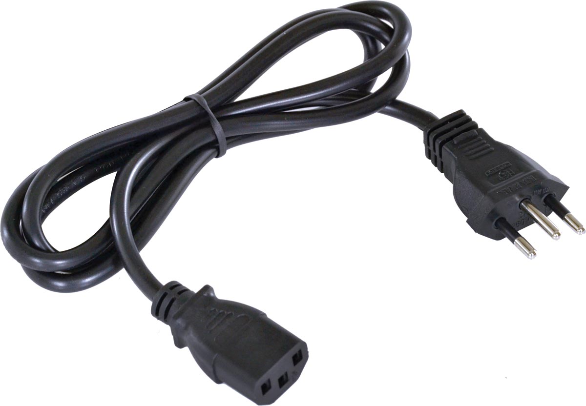 CABO DE FORÇA TRIPOLAR PARA FONTE 3X0,50 MM 250V - 1,2 M (10 UN) - Imagem 2