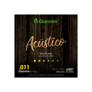 ENCORDOAMENTO PARA VIOLAO AÇO ACUSTICO .011 BRONZE - GESPW