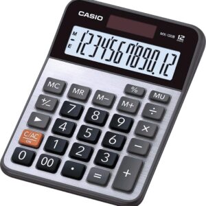 CALCULADORA DE MESA 12 DÍGITOS PRATA - MX-120B-S4-DC