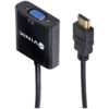 CABO ADAPTADOR CONVERSOR HDMI MACHO PARA VGA FÊMEA 25CM - Imagem 2