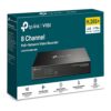GRAVADOR DE VIDEO DIGITAL POE+ P/ SEGURANÇA ELETRONICA 8 CANAIS VIGI NVR1008H-8MP - Imagem 3