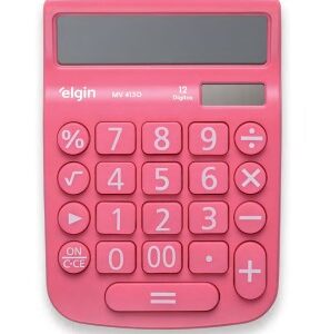 CALCULADORA DE MESA 12 DÍGITOS MV-4130 ROSA