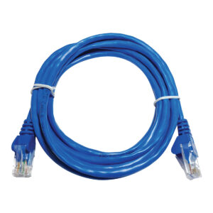 PATCH CORD CCA CFTV CAT5 26AWG 2.5 METROS AZUL CY-PC2.5M-5-BL