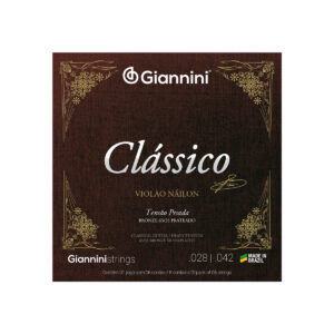 ENCORDOAMENTO PARA VIOLÃO NYLON 65/35 TENSÃO PESADA BRONZE PRATEADO GENWPA