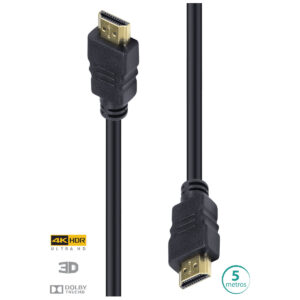 CABO HDMI 2.0 4K ULTRA HD 3D CONEXÃO ETHERNET 5 METROS - H20-5