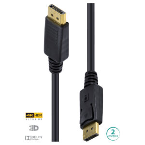 CABO DISPLAYPORT 1.3V ULTRA HD 60HZ 2 METROS - DP13-2