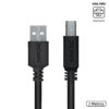CABO PARA IMPRESSORA USB A 2.0 MACHO PARA USB B 2.0 MACHO 28AWG PURO COBRE 2 METROS - PUABM2-2 - Imagem 2