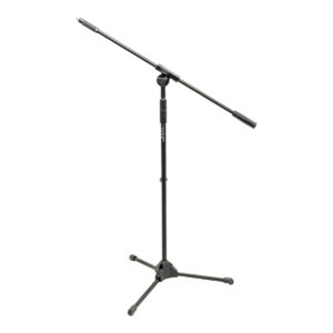 SUPORTE PARA MICROFONE PROFISSIONAL GIRAFA SMFULL PRETO