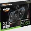 GPU INNO3D GEFORCE RTX  5080 X3 OC 16GB 256-BIT N50803-16D7X-17603930 - Imagem 3