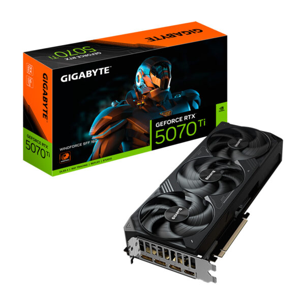 GEFORCE RTX 5070 TI WINDFORCE SFF 16GB 256BITS GDDR7 GV-N507TWF3-16GD