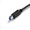 CABO PARA IMPRESSORA E HD EXTERNO USB A 3.0 MACHO PARA USB B 3.0 MACHO 28AWG PURO COBRE 3 METROS - PUABM3-3 - Imagem 8