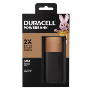 POWER BANK CARREGADOR PORTÁTIL 6700MAH 2X COM ATÉ 2 CARGAS EXTRA