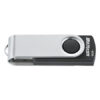 PEN DRIVE 8GB TWIST2 PD587 PRETO E PRATA - Imagem 2