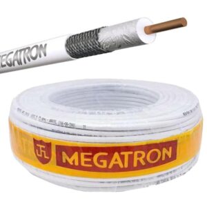 CABO COAXIAL RGC-6 95% 100M BRANCO