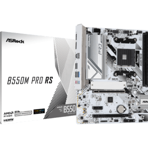 Placa Mãe Asrock Am4 B550M Pro Rs M-Atx 4Xddr4 Dimm 128 Gb 2Xusb 2.0 4Xusb3.2 Hdmi/Dp Rede Giga 2Xm.2 Nvme