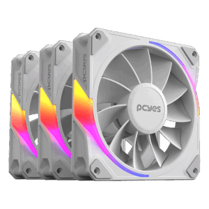 Kit Cooler Fan Para Gabinete 3Un Sangue Frio 3 Argb White Ghost Reverse 120Mm Pcyes - K3Argbsf3Wgrvbr