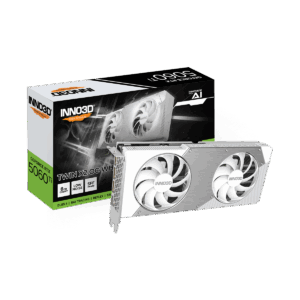 GPU INNO3D GEFORCE RTX 5060 TI 8GB 128BITS GDDR7 TWIN X2 OC WHITE N506T2-08D7X-193075W