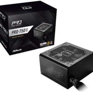 FONTE ASROCK PRO 750W 80 PLUS GOLD ATX 3.1 - PRO-750G