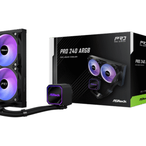 WATER COOLER ASROCK PRO 240 ARGB PRETO 240MM