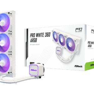 WATER COOLER ASROCK PRO WHITE 360 ARGB BRANCO 360MM