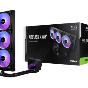 WATER COOLER ASROCK PRO 360 ARGB PRETO 360MM