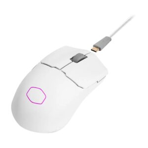 MOUSE GAMER COOLER MASTER MM712 BRANCO RGB 19000DPI WIRELESS 2.4GHZ BLUETOOTH TYPE-C | MM-712-WWOH1
