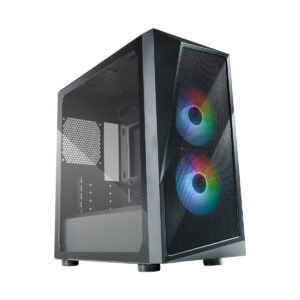 GABINETE COOLER MASTER CMP 320 MICRO-ATX LATERAL DE VIDRO 2 FANS ARGB 120MM PRETO | CP320-KGNN-S00