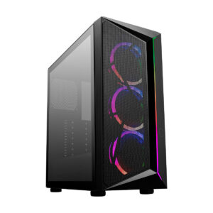 GABINETE COOLER MASTER CMP 510 ATX LATERAL EM VIDRO TEMPERADO 3 FANS ARGB PRETO | CP510-KGNN-S00