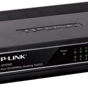 SWITCH 16 PORTAS TL-SF1016D FAST MDI/MDIX