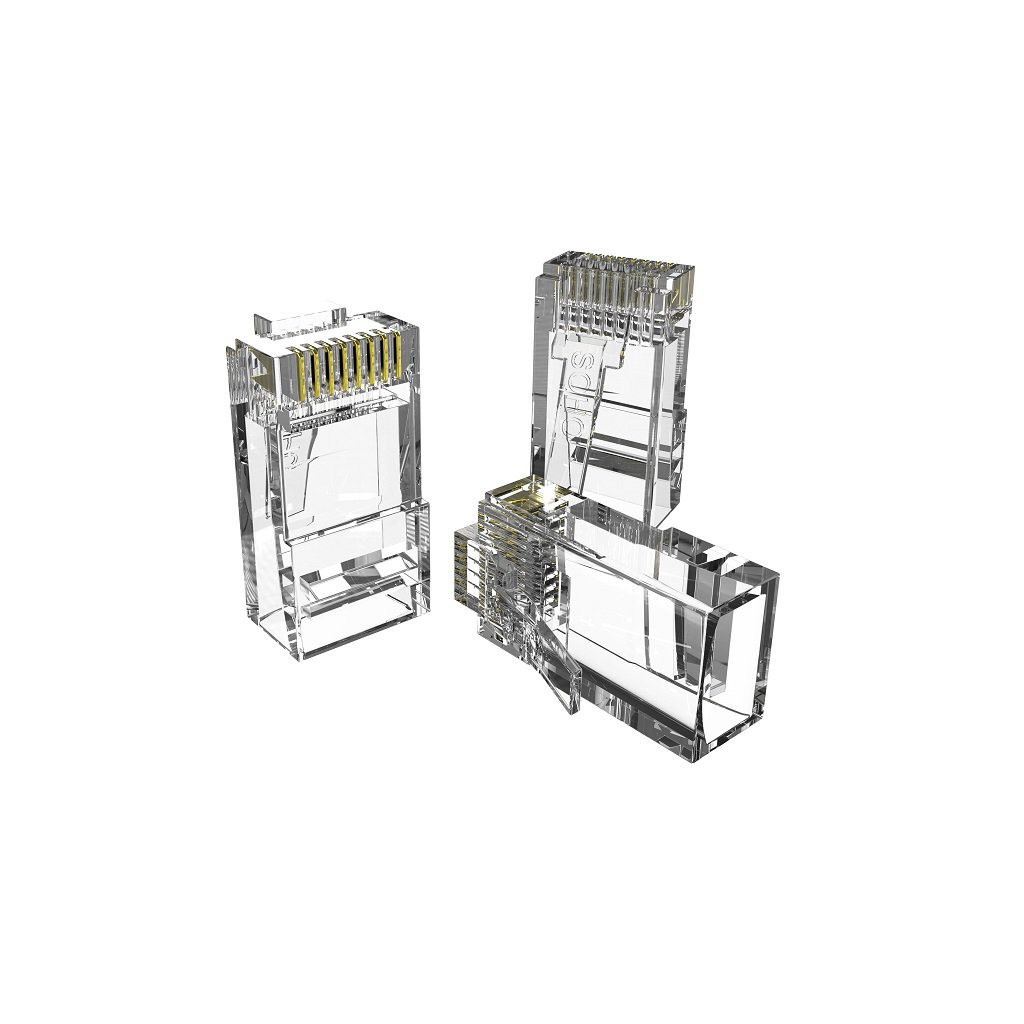 CONECTOR MACHO CAT6 RJ45 PCT C/10 35050296 - Imagem 2