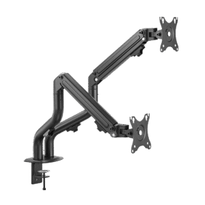 SUPORTE ARTICULADO C/ MOLA MECANICA PARA 2 MONITORES DE 17 - 32" - PS-024N