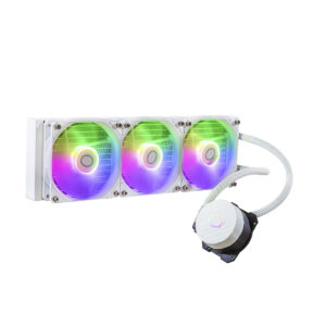 WATER COOLER MASTERLIQUID CORE 360L BRANCO 3 FANS ARGB | MLW-D36M-A18PZ-RW
