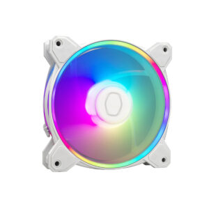 FAN PARA GABINETE COOLER MASTER MASTERFAN MF120 HALO 2 ARGB 120MM  BRANCO  |  MFL-B2DW-21NP2-R2