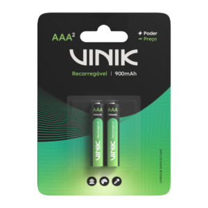 PILHA RECARREGÁVEL AAA BLISTER C/2 - 1.2V 900MAH - VP3AB2R