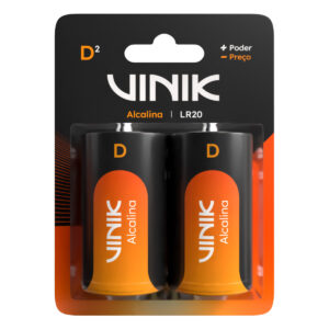PILHA ALCALINA D LR20 BLISTER C/2 10000 MAH - VPDB2