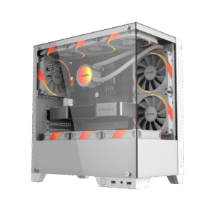 GABINETE GAMER PCYES FORCEFIELD TWR WHITE GHOST- GFFTWRWG