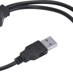 CABO ADAPTADOR 2 PS2 FEMEA PARA USB MACHO - 30 CM - USBPS-2
