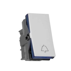 MODULO PULSADOR CAMPAINHA LEGRAND PIAL PLUS+ 2A 250V B.PARAFUSO 1M BRANCO | 611002BC