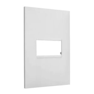 PLACA ESPELHO TOMADA LEGRAND PIAL PLUS+  1 POSTO 4X2 BRANCO | 618501BC