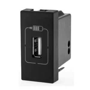 MODULO CARREGADOR LEGRAND PIAL PLUS+ 1X USB 1500MA 1M  PRETO | 615088PT