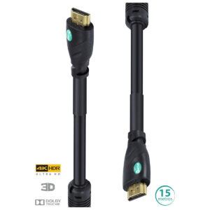 CABO HDMI 2.0 MACHO 4K C/ FILTRO - 15 METROS - H20F-15