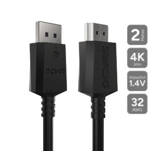 CABO DISPLAYPORT 1.4 PARA HDMI 2.0 PCYES - 2 METROS - PDPHM-2