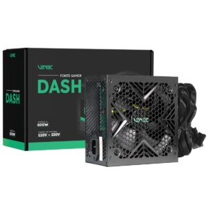 FONTE GAMER VINIK DASH 500W PRETO - VFG500WPV3