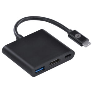 ADAPTADOR HUB TIPO C PARA HDMI 4K + USB 3.0 + TIPO C - 20CM - HCHUC-20