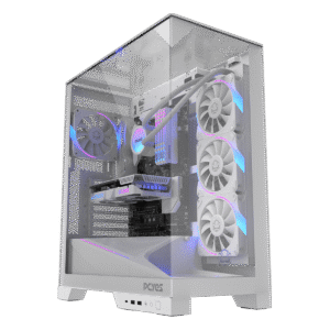 GABINETE GAMER PCYES FORCEFIELD DOME WHITE GHOST - GFFDWG