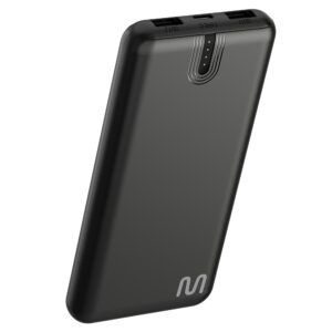 CARREGADOR PORTÁTIL POWER BANK 10.000 MAH COM LUZ INDICADORA DE BATERIA - CB173