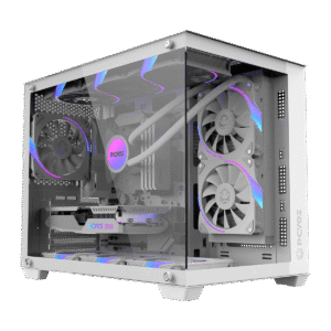 GABINETE GAMER PCYES FORCEFIELD V2 WHITE GHOST - GFFV2WG