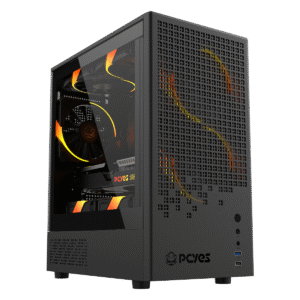 GABINETE GAMER PCYES OZARA BLACK VULCAN - GOZRBV